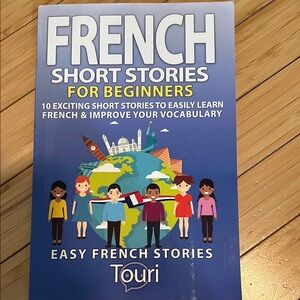 French short stories for beginners Touri language learning book vocabulary